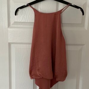 Sold•• Zara Rose-Mauve Sleeveless Top